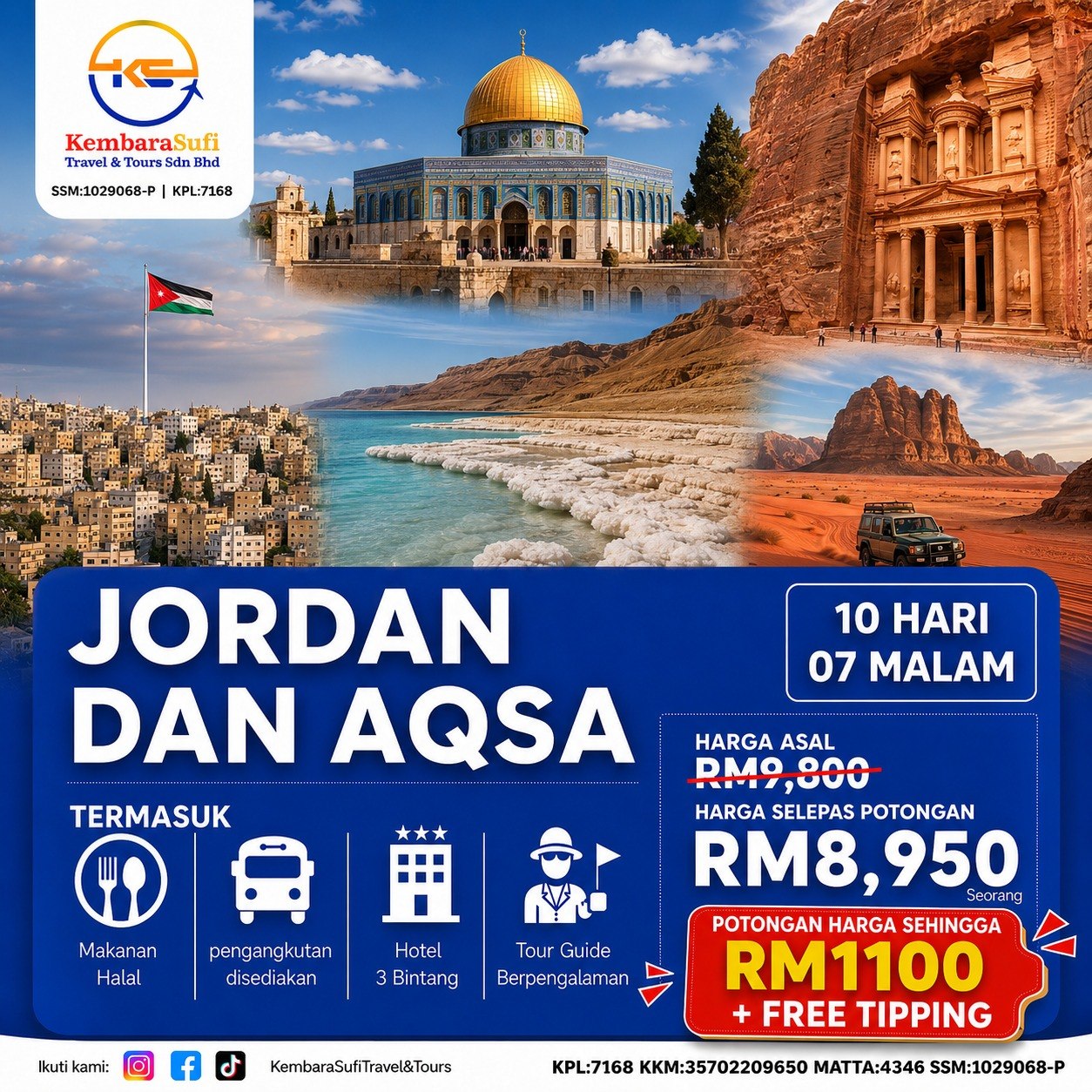 Poster promosi Jordan dan Aqsa