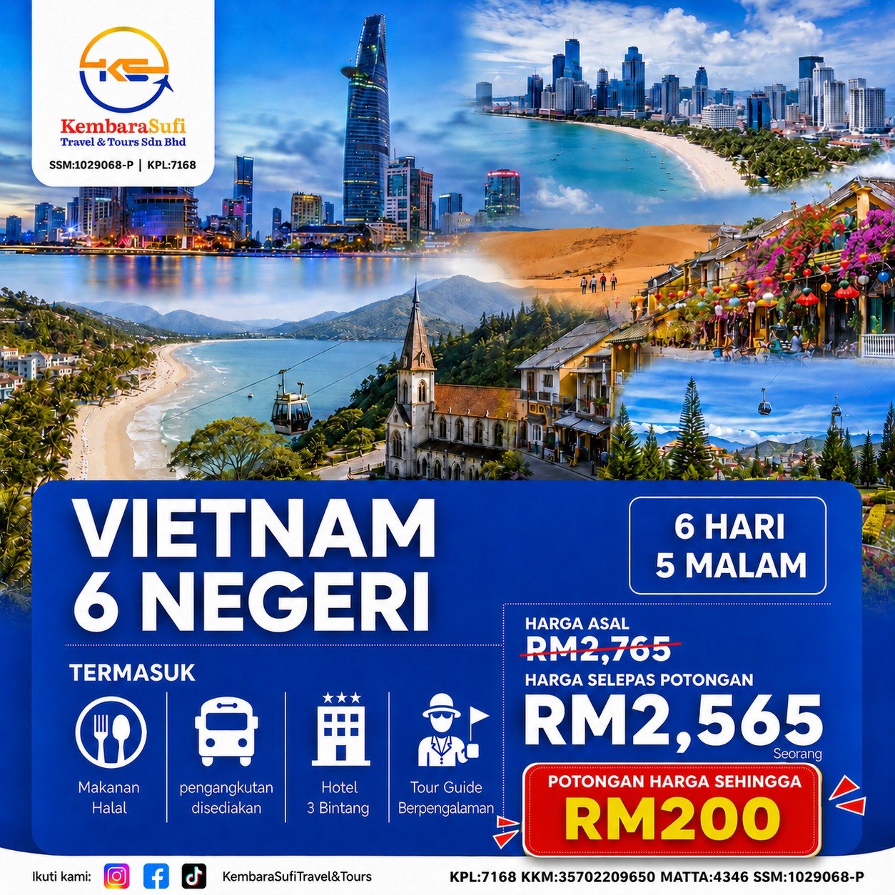 Poster promosi Vietnam 6 Negeri